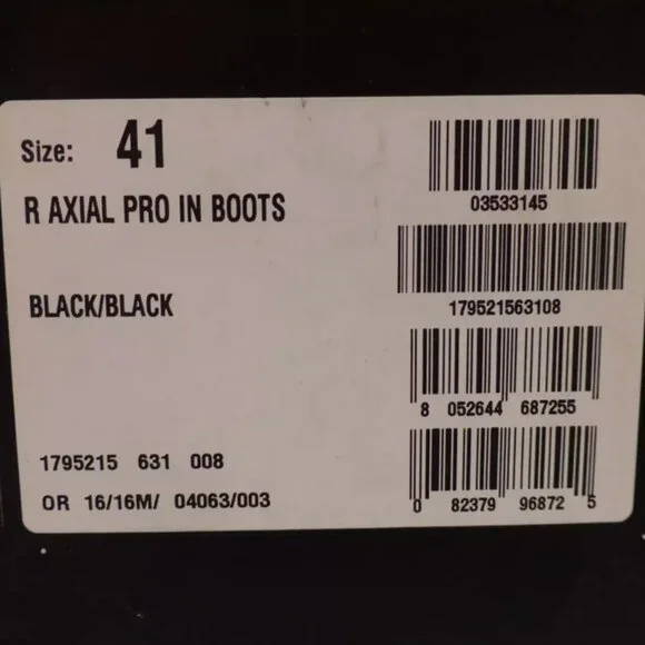 Dainese R Axial Pro In Motorcycle Boots Black Internal Carbon Men's US 8.5 MINT - Picture 14 of 16